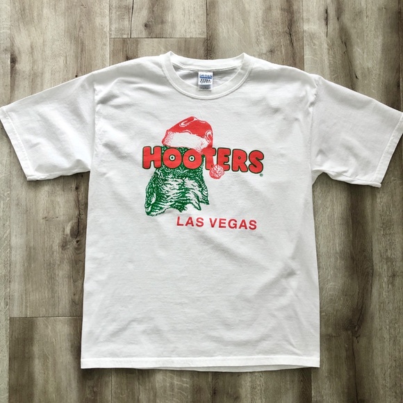Hooters, Las Vegas, Vintage T-Shirt, Christmas Shirt Say No To Fruitcake, Size L - Picture 5 of 12